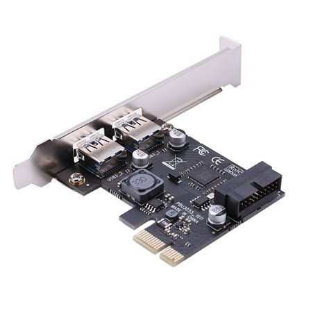 2 Port Usb 3 0 Pci E X1 Expansion Card Pci Express Adapter For Desktop Ebay