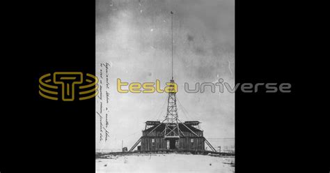 Front view of Nikola Tesla's Colorado Springs Experimental Station ...