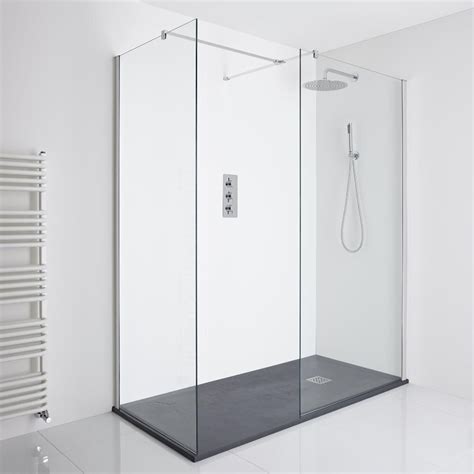 Milano Portland Corner Walk In Shower Enclosure 1400 X 800mm Inc