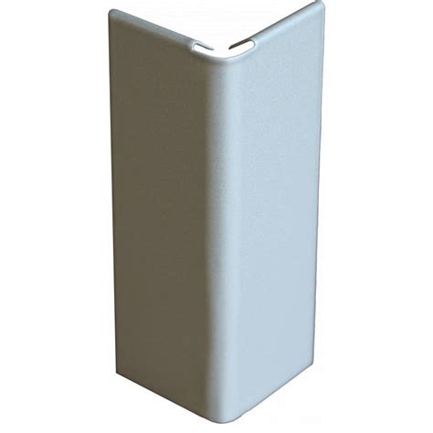 Jonction angle sortant pour profilé clipsable Laqué Gris Aluminium