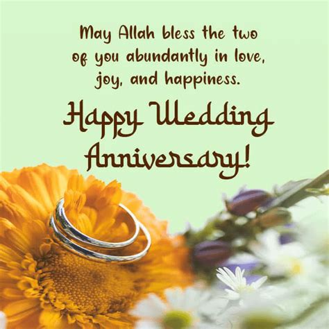 75 Islamic Wedding Anniversary Wishes Messages Quotes Images Cards