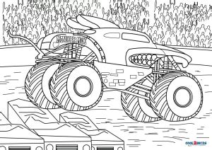 Coloriages Monster Truck Coloriages Gratuits à Imprimer