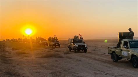 Pmf And Iraqi Army Launch A Large Scale Operation In A Grand Desert Between Three Governorates