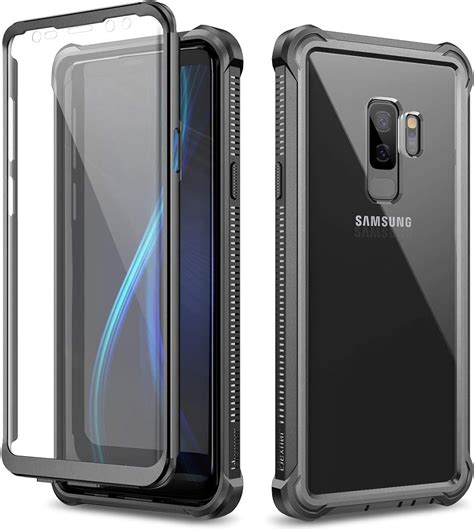 Dexnor Coque Samsung Galaxy S9 Plus S9 Pare Chocs En Silicone Antichoc