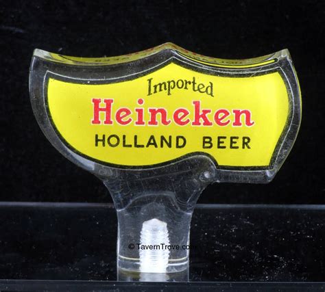 Item 32623 1965 1965 Heineken Holland Beer 3½ Inch Acrylic Tap Handle