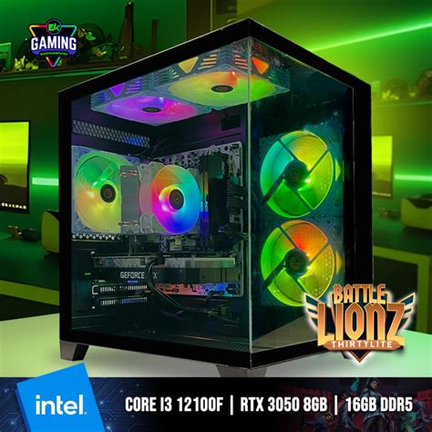 Jual PC Rakitan EK Gaming BattleLionz Thirty Lite RTX 3050 Enter