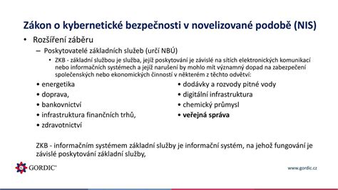 Ochrana osobních údajů a kybernetické bezpečnosti s GINIS ppt stáhnout