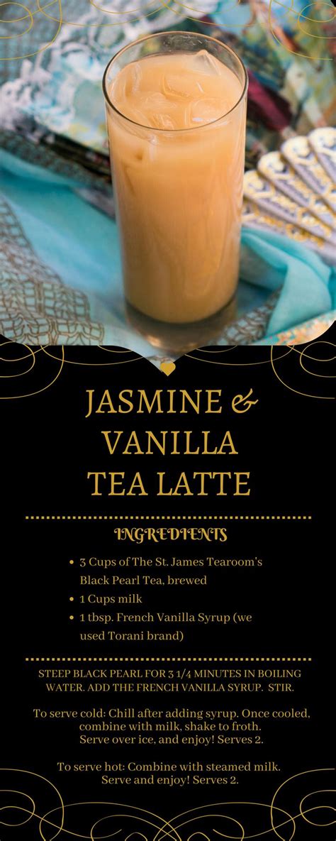 Jasmine Tea Latte Recipe