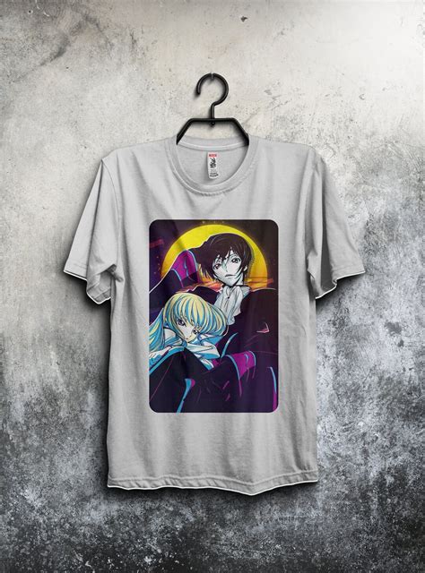 Camiseta Code Geass Camiseta Lelouch Vi Britannia Suzaku Kururugi Regalo De Anime Para él