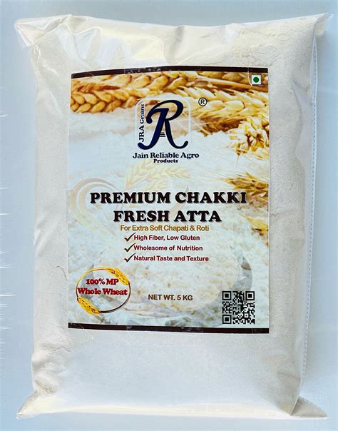 Buy Premium Chakki Fresh Atta Wheat Flour By Jra Grains Pure Mp