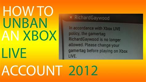 How To Un Ban Any Xbox Live Account Tutorial No Mod Ban