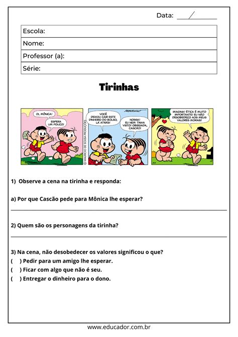 Atividade De Lingua Portuguesa 3 Ano Interpretação De Texto