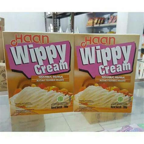 Jual Wippy Cream Haan Gr Whip Cream Instant Powder G