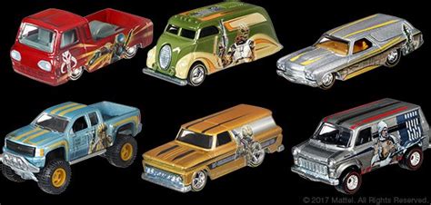 Hot Wheels Pop Culture Star Wars Bounty HUNTer Set Completo Minis Universo Hot Wheels