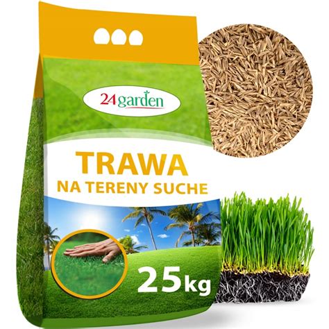 TRAWA NA TERENY SUCHE PIASZCZYSTE SŁONECZNE oaza ODPORNA NA SUSZĘ 25kg