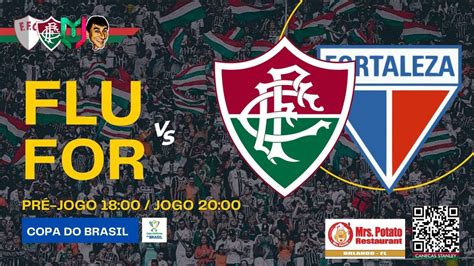 PRÉ JOGO DE FLUMINENSE X FORTALEZA TRANSMISSÃO AO VIVO COPA DO