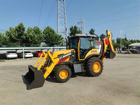 Ton Backhoe Loader With Air Over Hydraulic Caliper Disc Brake