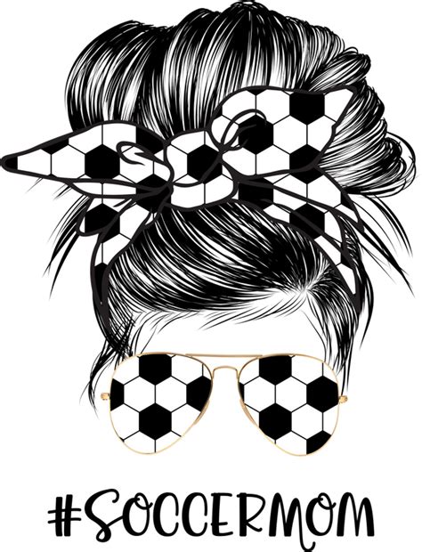 Soccer Mom Messy Bun Design Transfer Southern Dream Ga