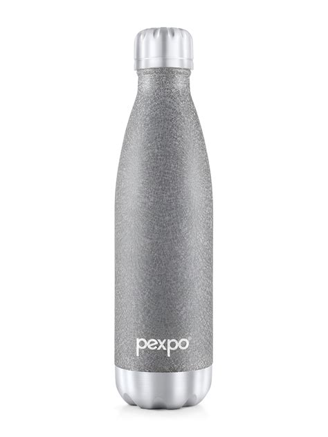 Buy Pexpo Electro Grey Thermosteel ISI Certified 24 Hours Hot Flask Water Bottle 500ml Water