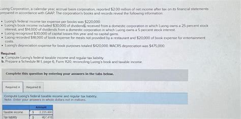 Solved Wong Corporation A Calendar Year Accrual Basis Chegg