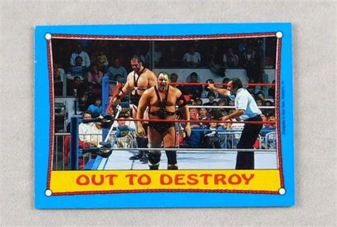 Smash Ax Demolition WWF Trading Card 1987 Wrestler Wrestling WWE Topps