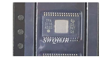 TPA3116D2 Audio Amplifier IC Pinout Datasheet Equivalent