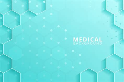 Premium Vector Abstract Geometric Hexagons Shape Medicine And Science