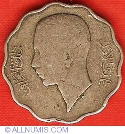 4 Fils 1938 AH1357 Ghazi I 1933 1939 Iraq Coin 15805