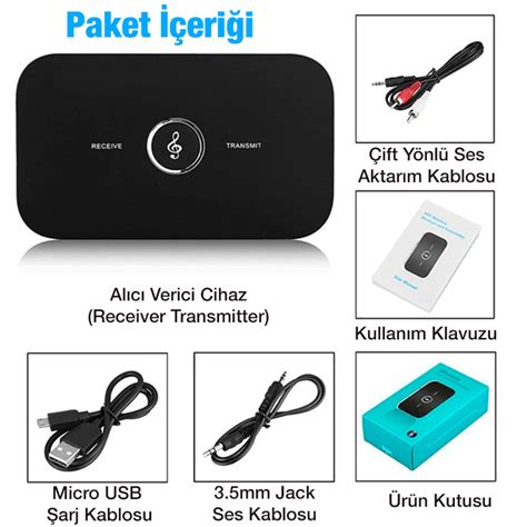 Ally In Kablosuz Bluetooth Ses Alici Verici Receiver Transmitter