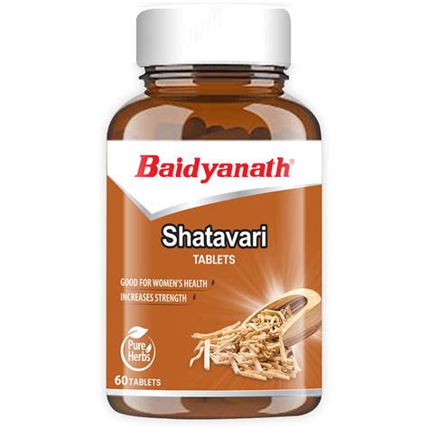 Baidyanath Shatavari Tablets 60 Tablets Baidyanath Ayurved