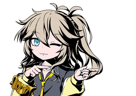 Safebooru 1girl 3 Absurdres Antenna Hair Blonde Hair Blue Eyes Gyaru Highres Kasukabe Tsumugi