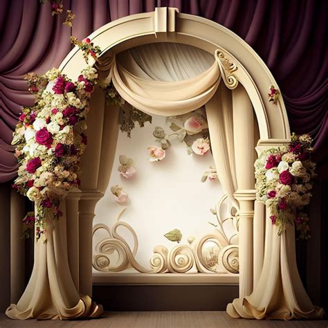 Premium Photo Wedding Backdrop Wallpaper