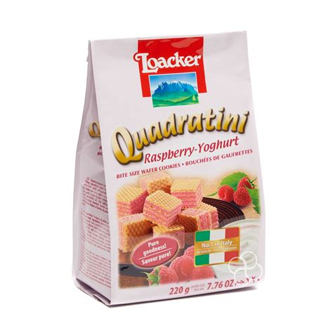 Loacker Quadratini Raspberry Yoghurt Wafer G Lazada Ph