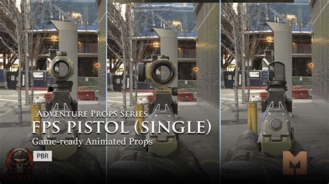Fps Pistol Single Iclonescenes And Props Reallusion Content Store