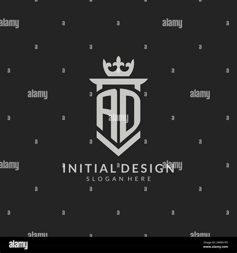 Initial Ad Stock Vector Images Alamy