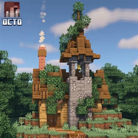 Octo The Minecraft Builder On Instagram Forest Cabin Here S A Small