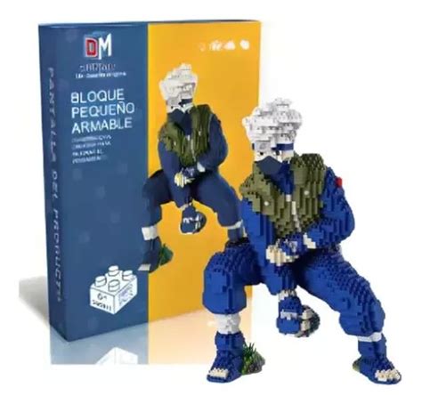 Figura Bloques Armables Coleccionable Kakashi Hatake Naruto Env O Gratis