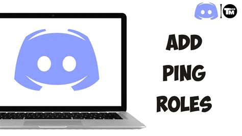 How To Add Ping Roles In Discord 2023 YouTube