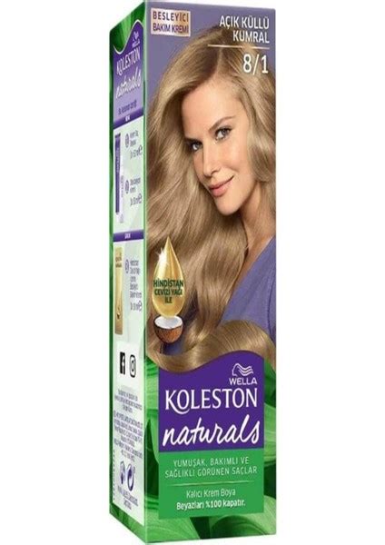 Wella Koleston Natural Saç Boya Seti 8 1 Açık Küllü Kumral Fiyatı