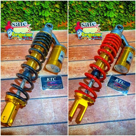 Jual Shockbreaker Moto Gp Rcb Ktc Tabung Atas Ulir Grey Gold Merah Gold