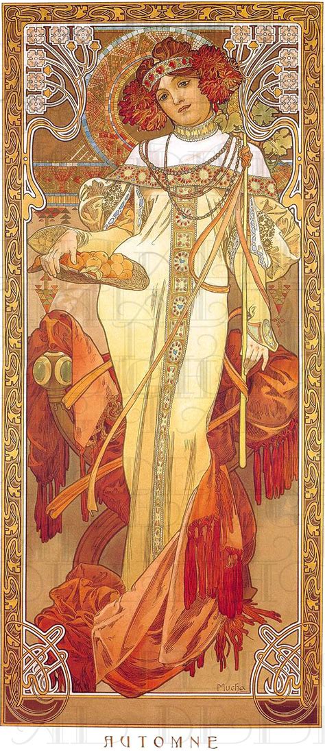 Alphonse Mucha Autumn
