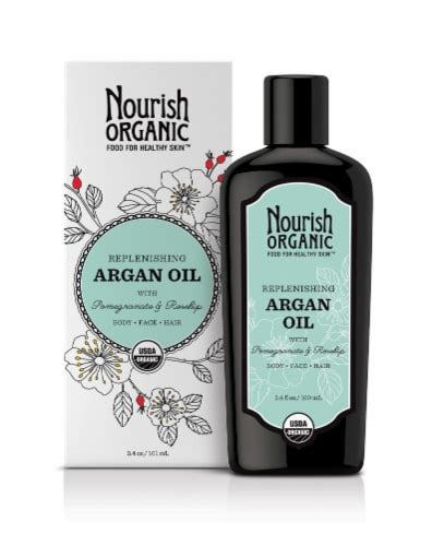 Nourish Organic Pomegranate Rosehip Argan Oil Fl Oz Kroger