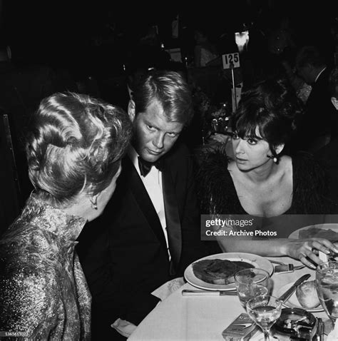 American Actor Troy Donahue With His Wife Actress Suzanne Pleshette