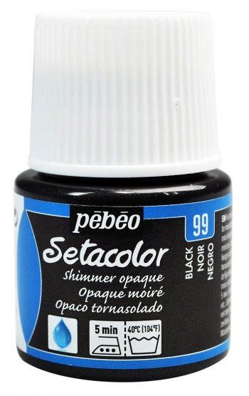 Farba Do Tkanin Setacolor Metallic 45Ml Noir PEBEO Sklep EMPIK