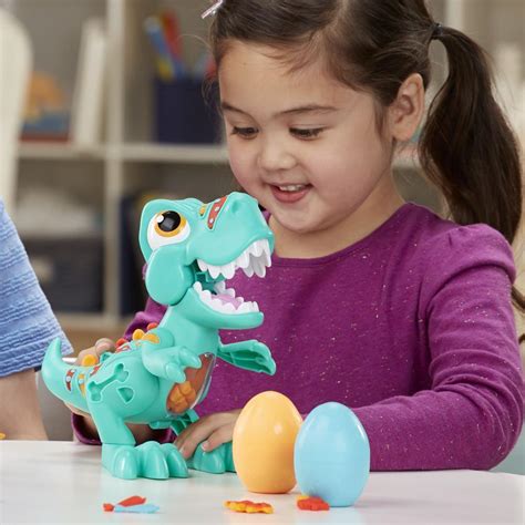 Play Doh Dino Crew Crunchin T Rex Toy For Kids 3 Years And Up With