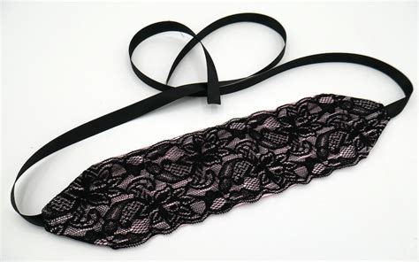 Lace And Satin Blindfold Cuffs Sexy Couples Role Play Bdsm Lite Boudoir