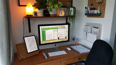 Student Desk Setup Student Apartment Decor Home Office Setup Desk Setup