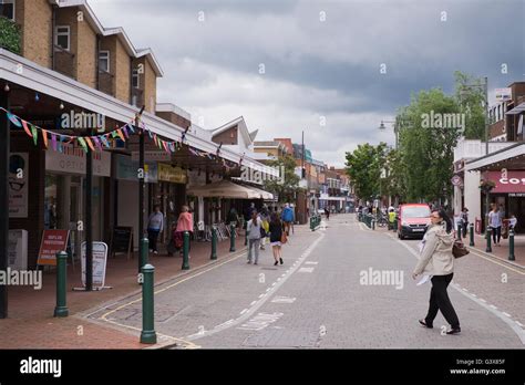 Egham High Street in Surrey UK Stock Photo - Alamy