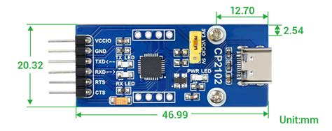 Waveshare Cp Usb Uart Board Usb To Uart