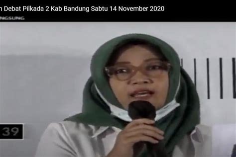 Debat Publik Kedua Pilkada Kabupaten Bandung Teh Nia Kurangi Sampah